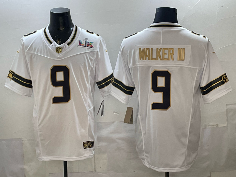 Men Seattle Seahawks #9 Walker iii white Nike Limited 2026 NFL Jersey 003008